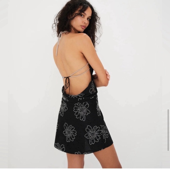 FOR LOVE & LEMONS crystal embellished PAMELA dress small - Picture 4 of 16
